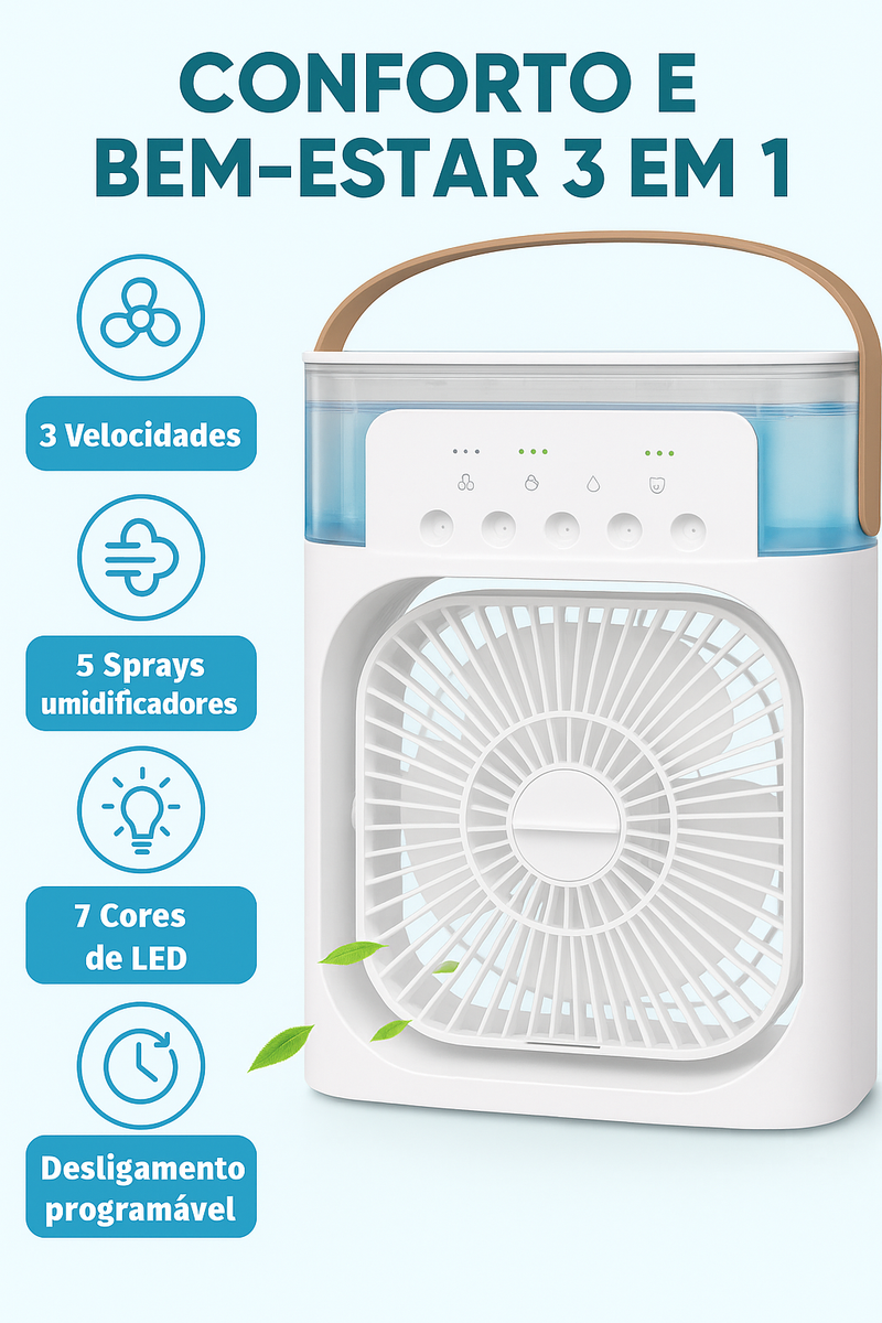 FrostAir Pro – Climatizador Ultra Compacto