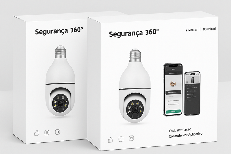 Compre 1 LumiCam 360° e leve 2 — A Segunda Sai GRÁTIS! 😱