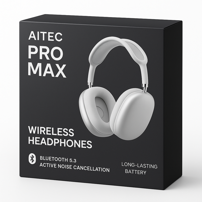 AiTec Pro MAX®️ - Fone de Ouvido Bluetooth